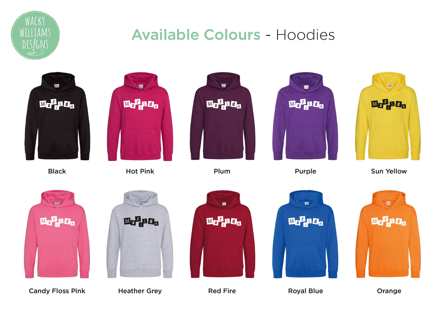MATILDA HOODIE, Matilda Blocks