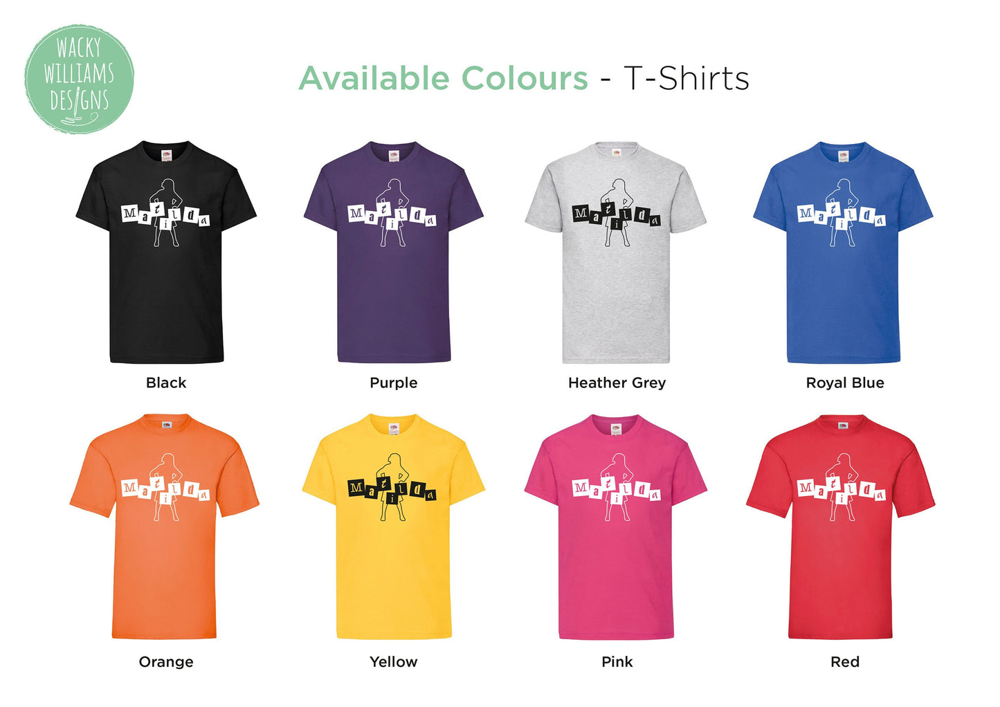 MATILDA t-shirt, Matilda silhouette