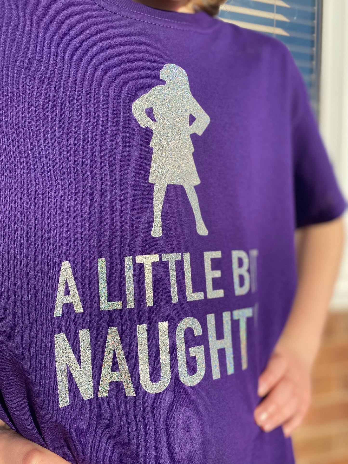 MATILDA t-shirt, Glitter Little bit naughty