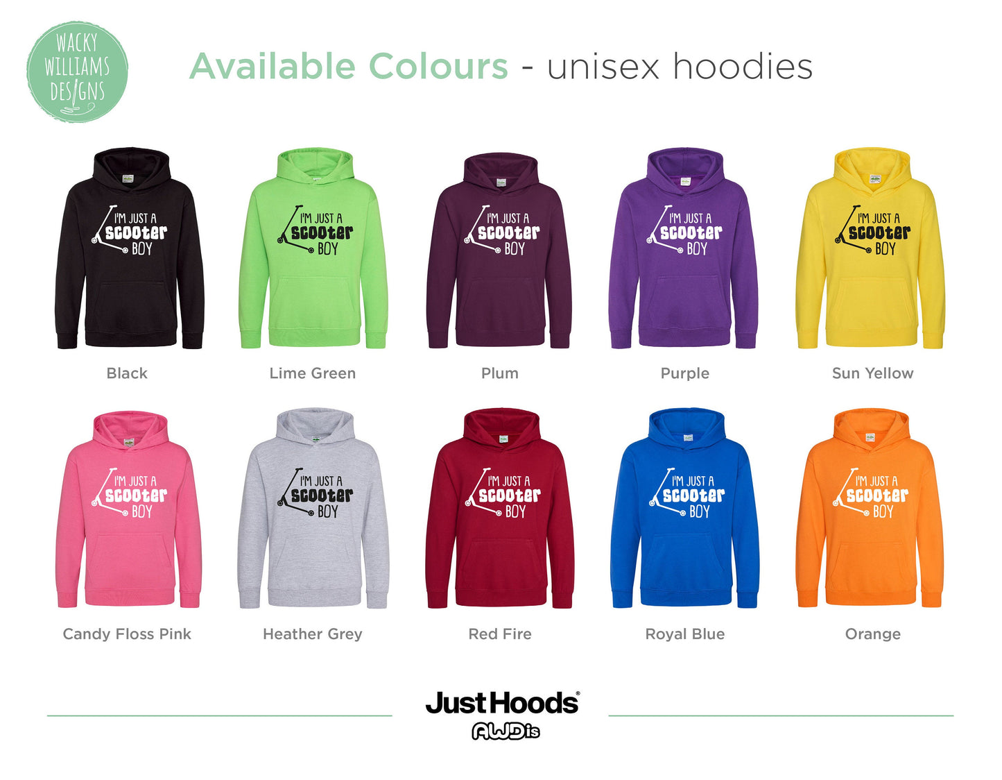 Scooter hoodie, I'm just a scooter boy