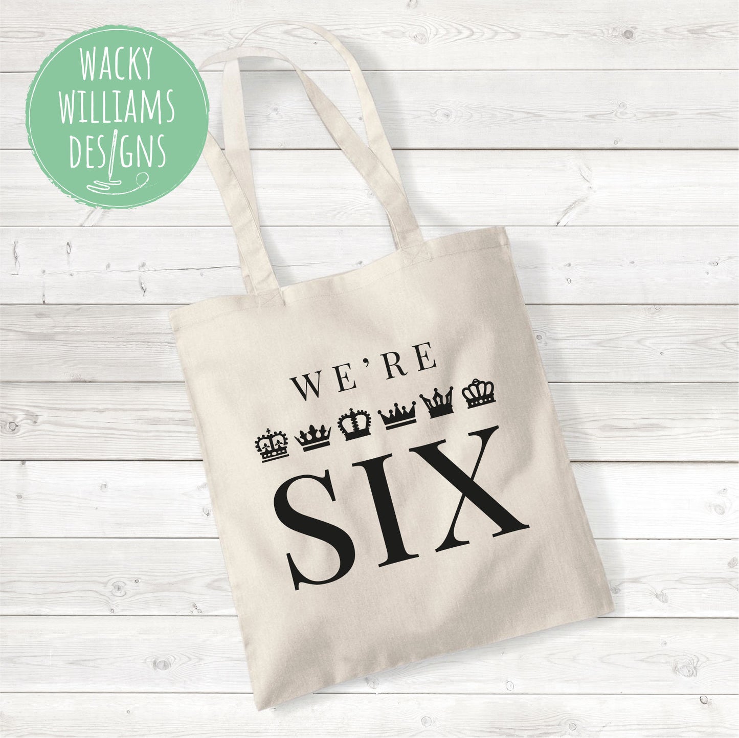 We're SIX, Musical Theatre TOTE Bag