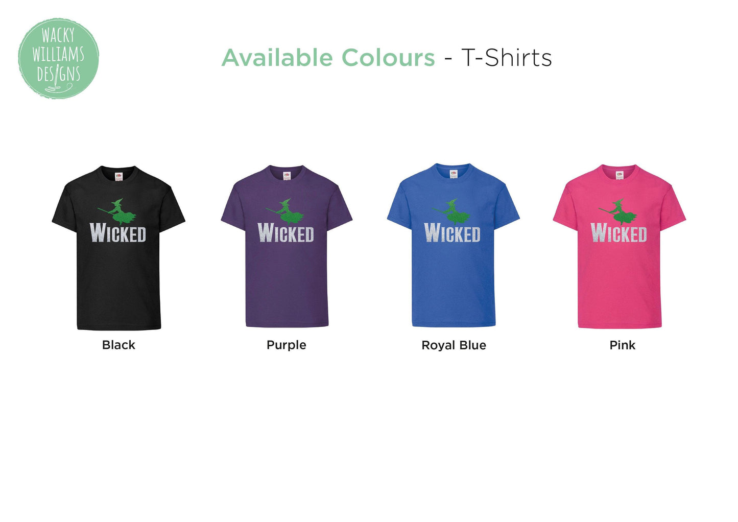 Glitter Wicked Witch T-Shirt: Musical Theatre Tee