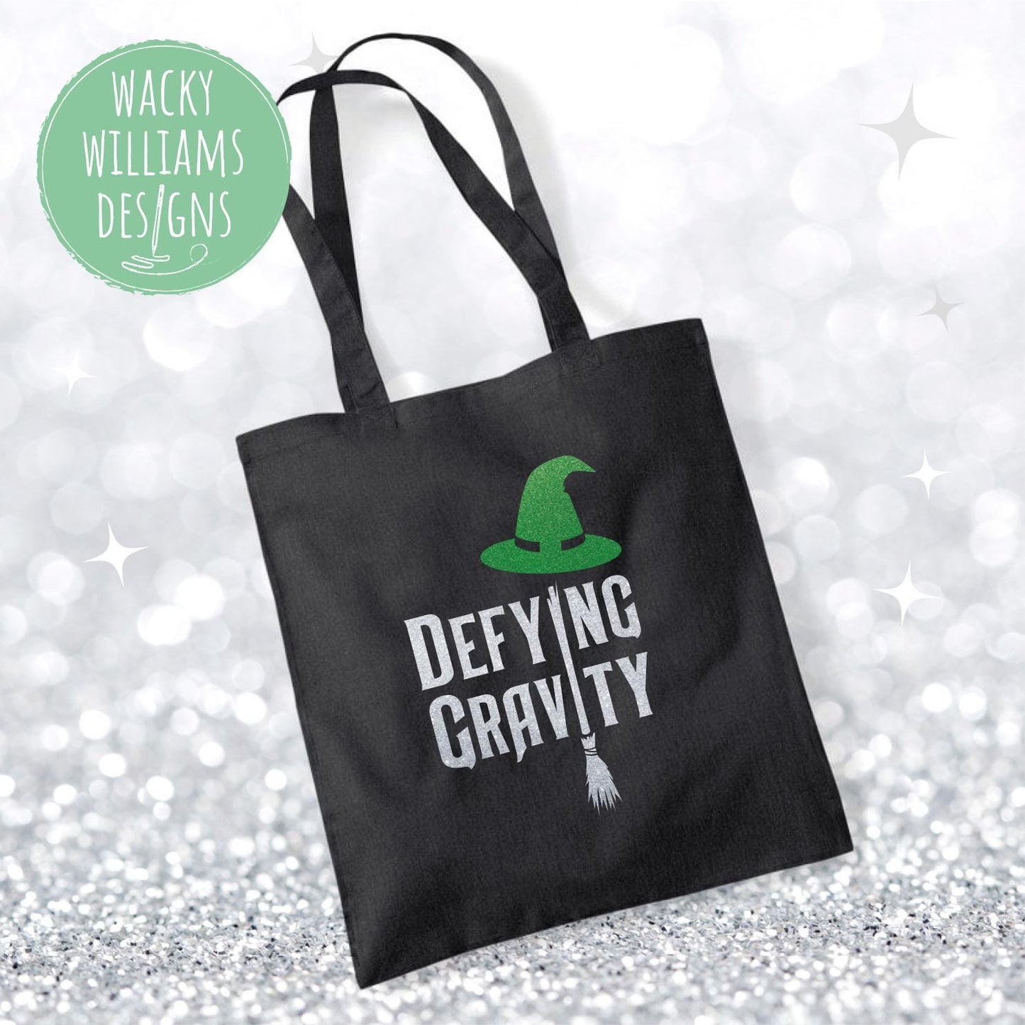 Defying Gravity- Wicked Tote bag, Wicked theatre musical tote bag