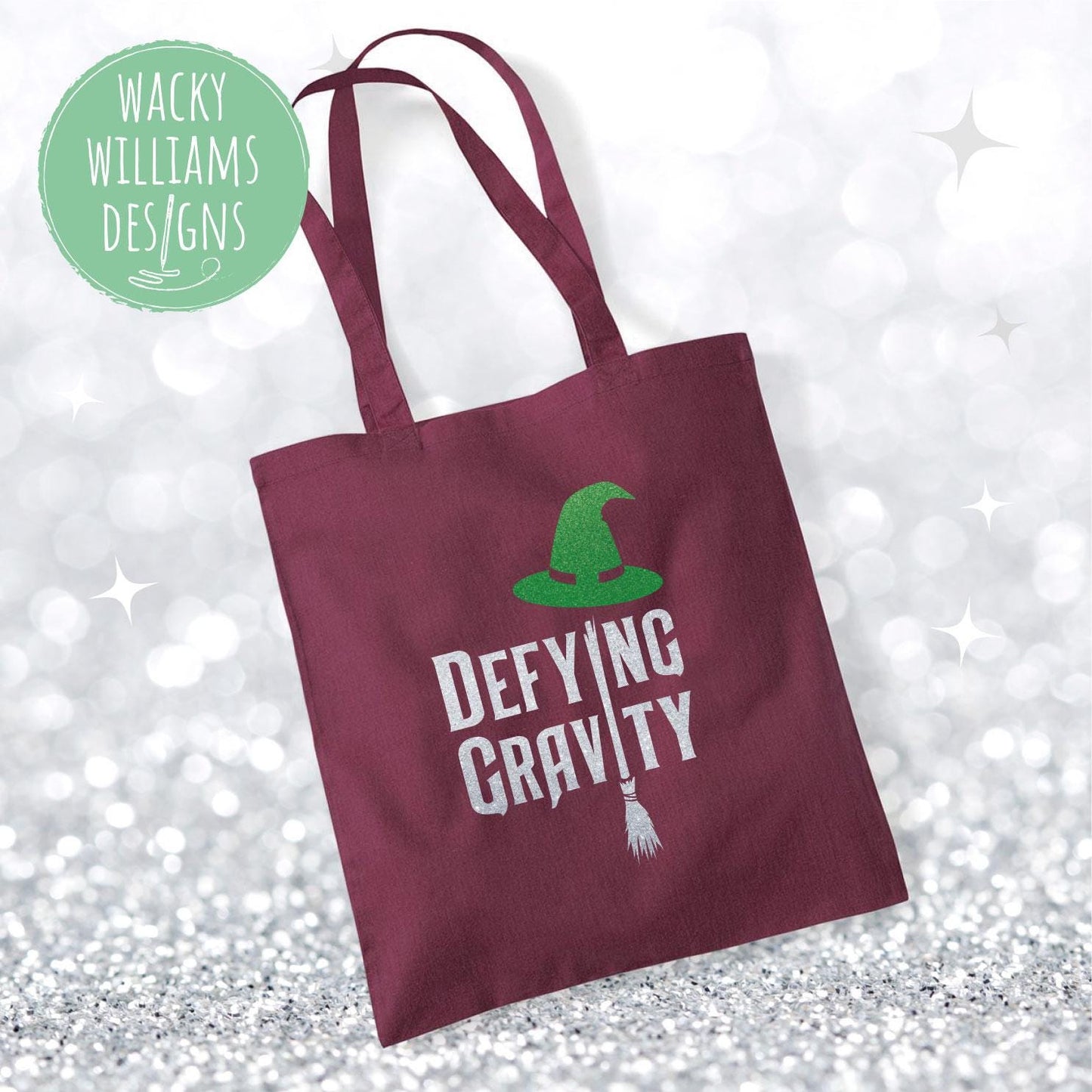 Defying Gravity- Wicked Tote bag, Wicked theatre musical tote bag