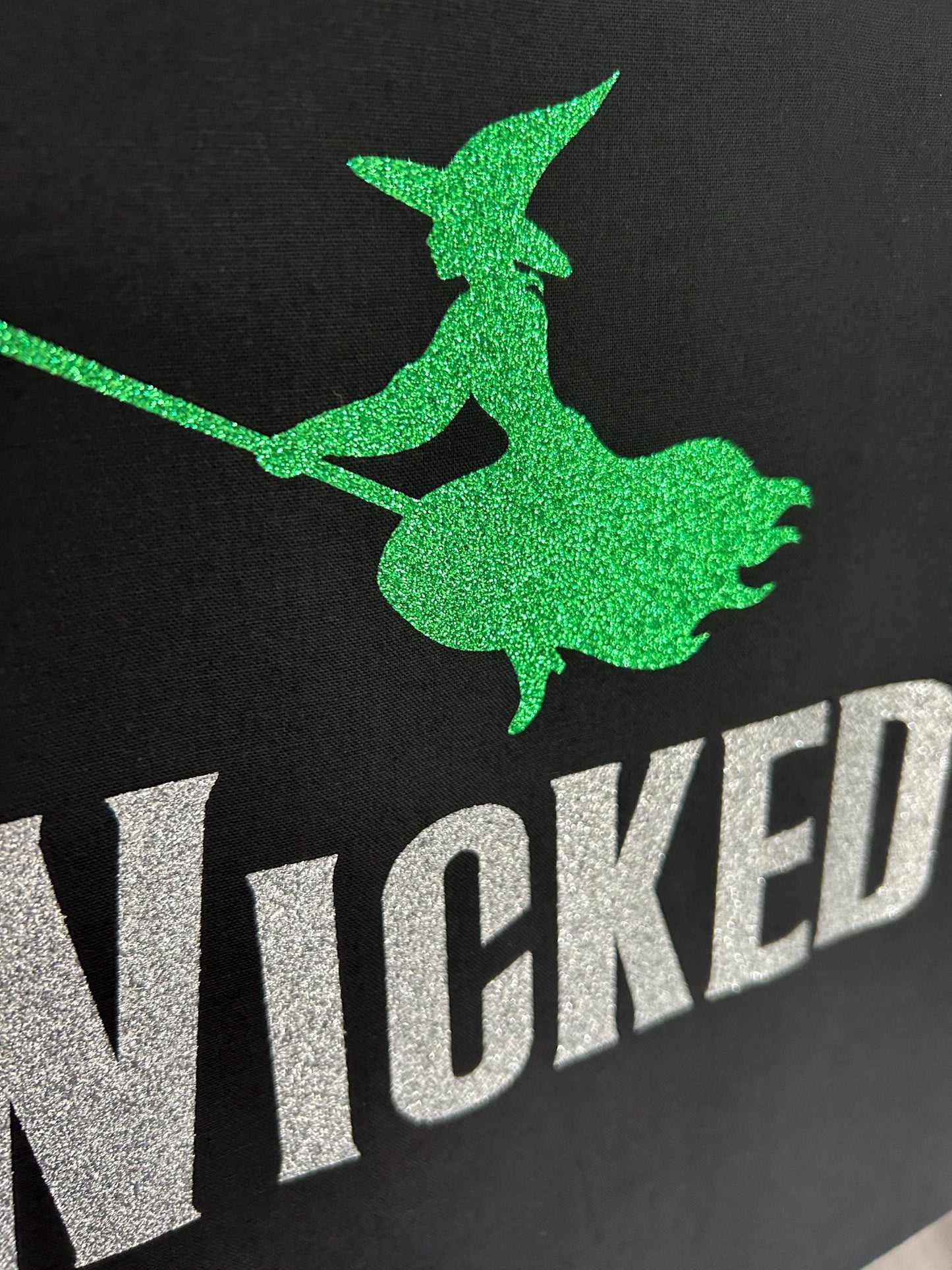 Glitter Wicked Witch Kids Hoodie: Musical Theatre Gift