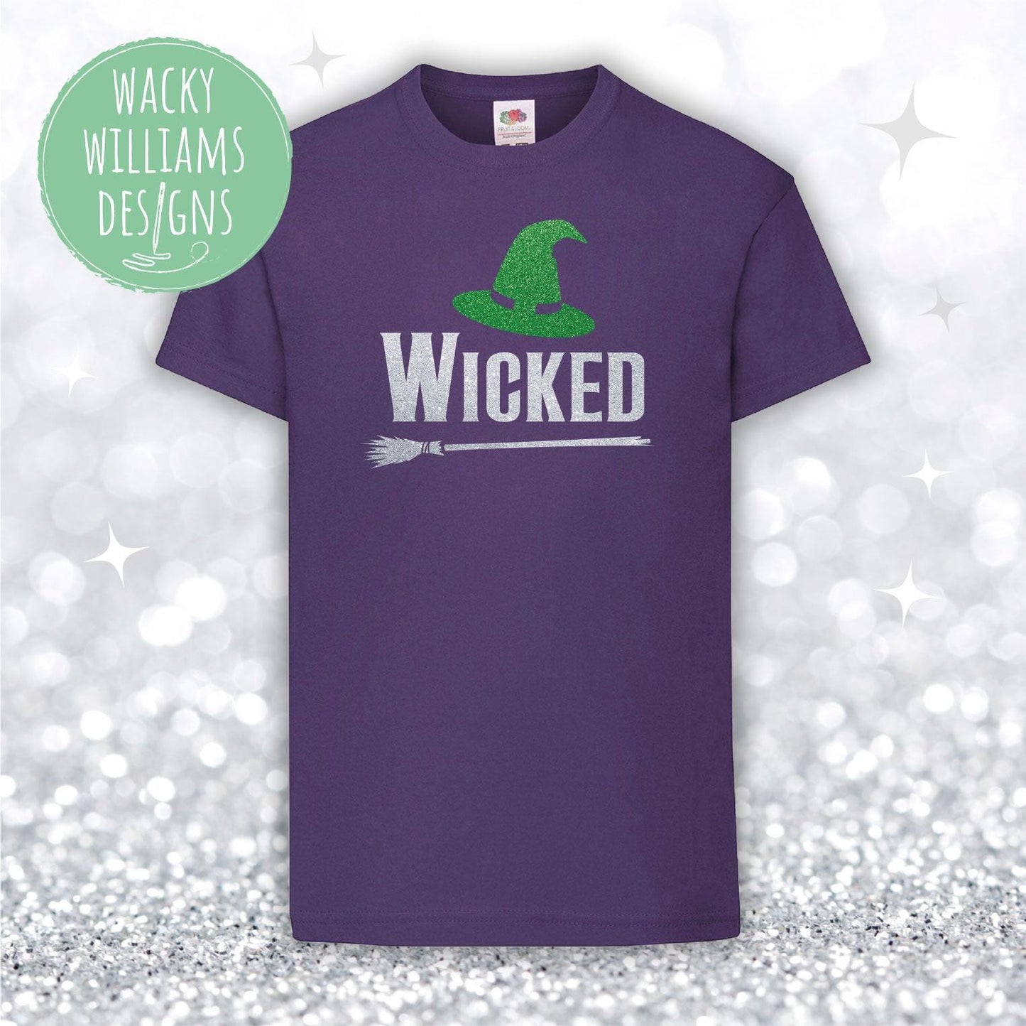 Wicked Glitter T-Shirt: Theatre Musical Tee