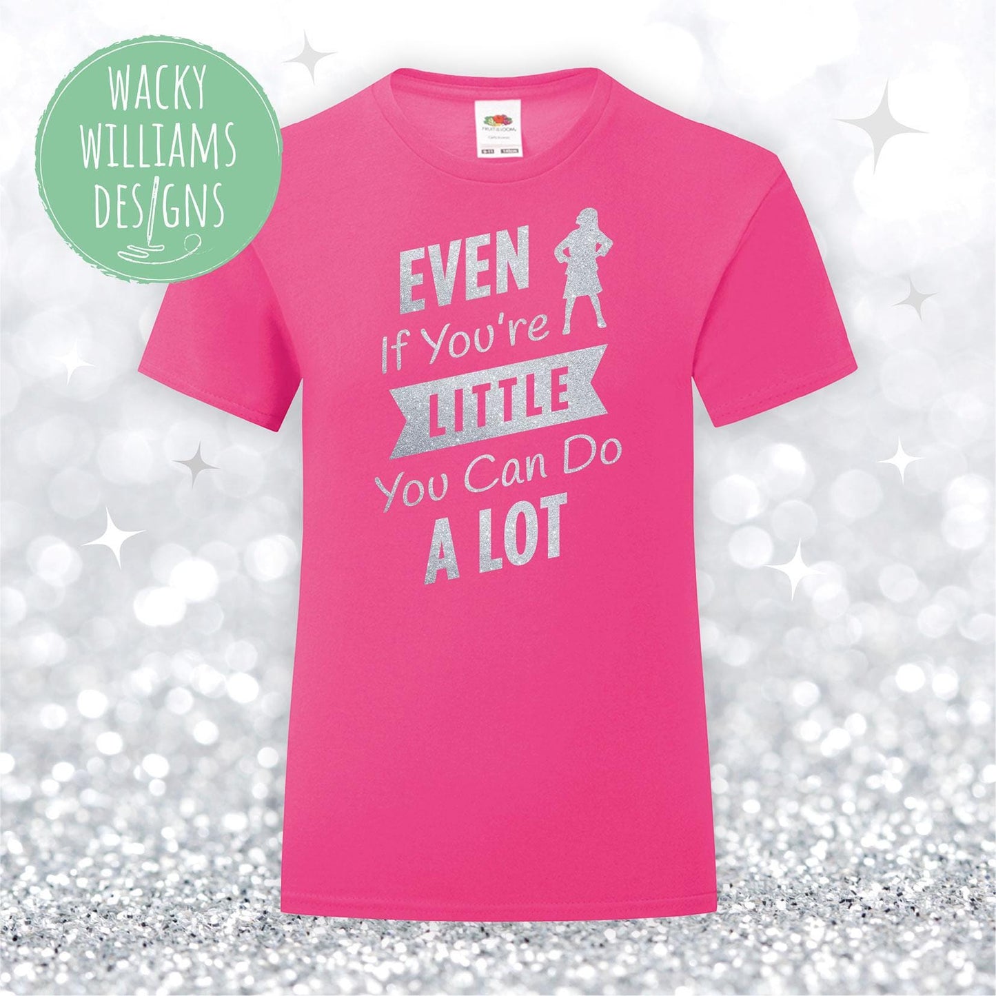 MATILDA t-shirt, Glitter Even if you're little you can do a lot