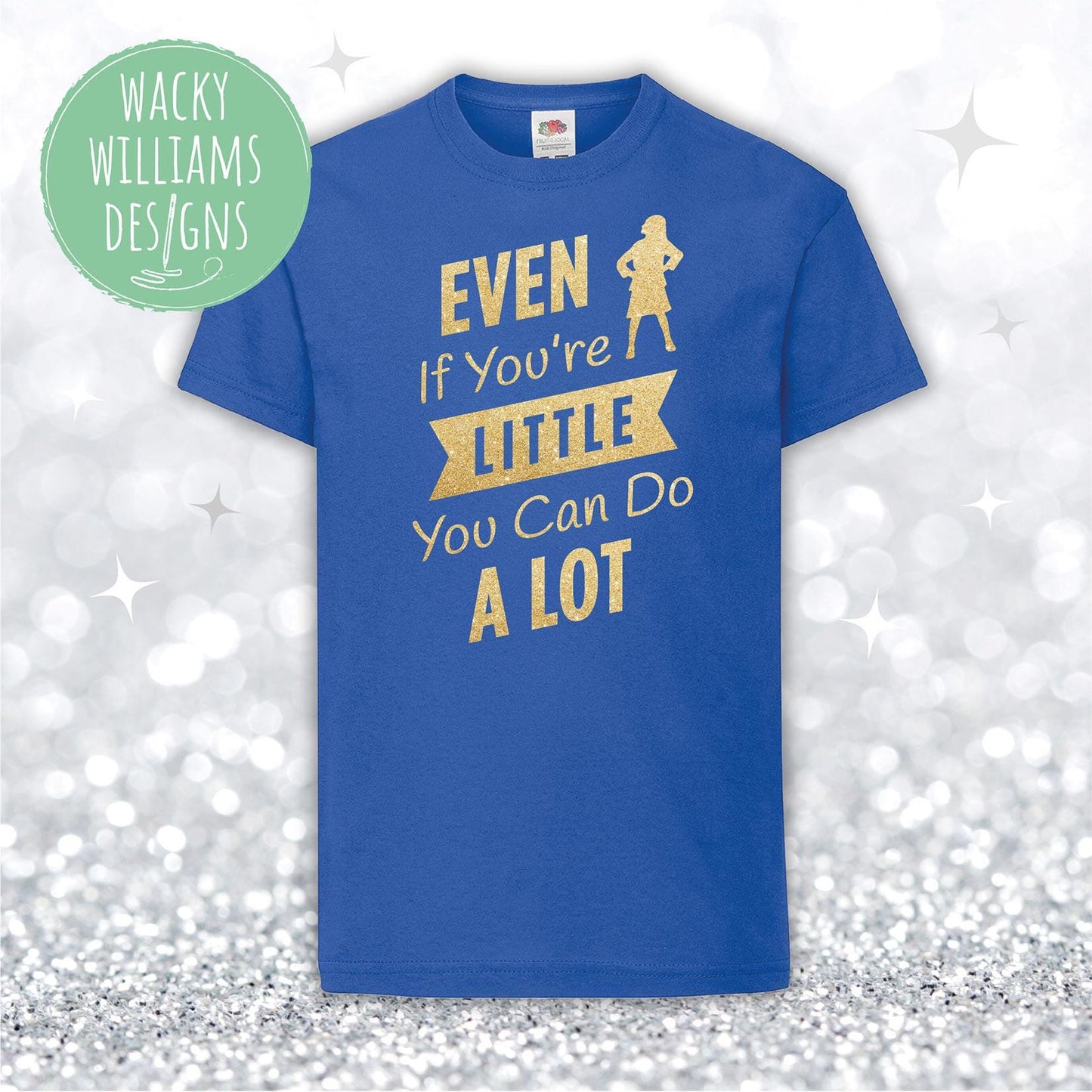 MATILDA t-shirt, Glitter Even if you're little you can do a lot
