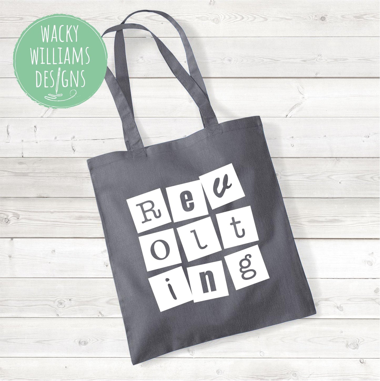 Matilda Tote Bag: Revolting Children Slogan, Cotton Shopping Bag
