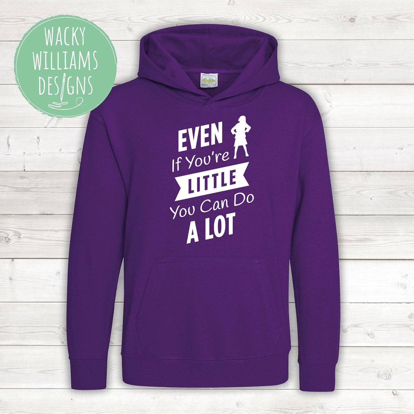MATILDA HOODIE, Even if you're little you can do a lot