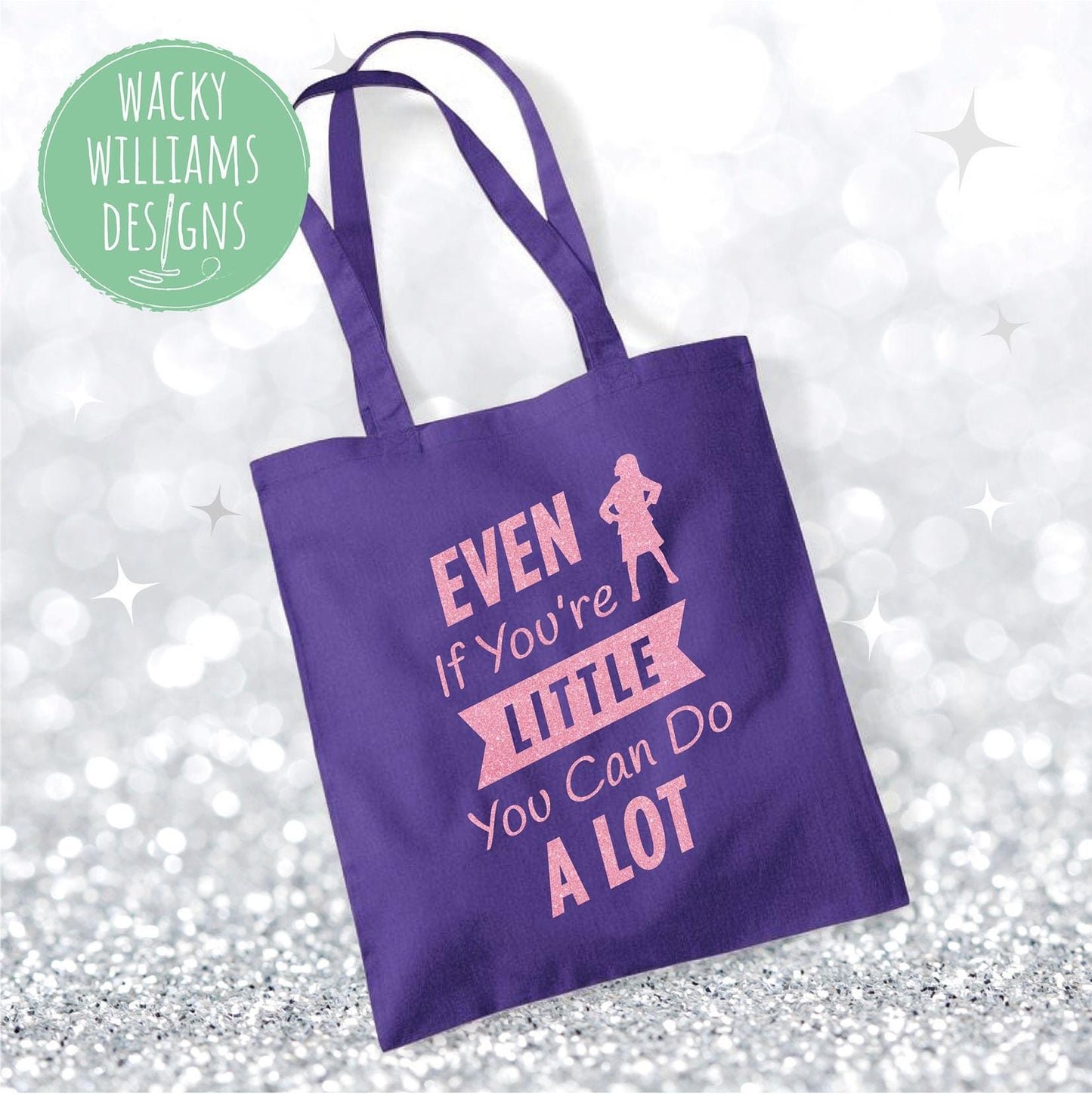 Matilda Slogan Tote Bag: Cotton Reusable Shopping Bag