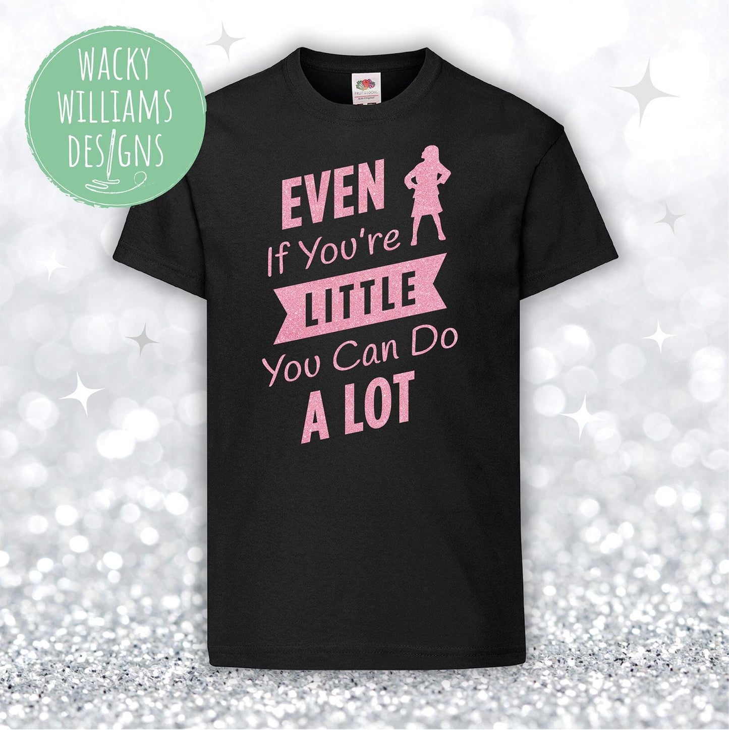MATILDA t-shirt, Glitter Even if you're little you can do a lot
