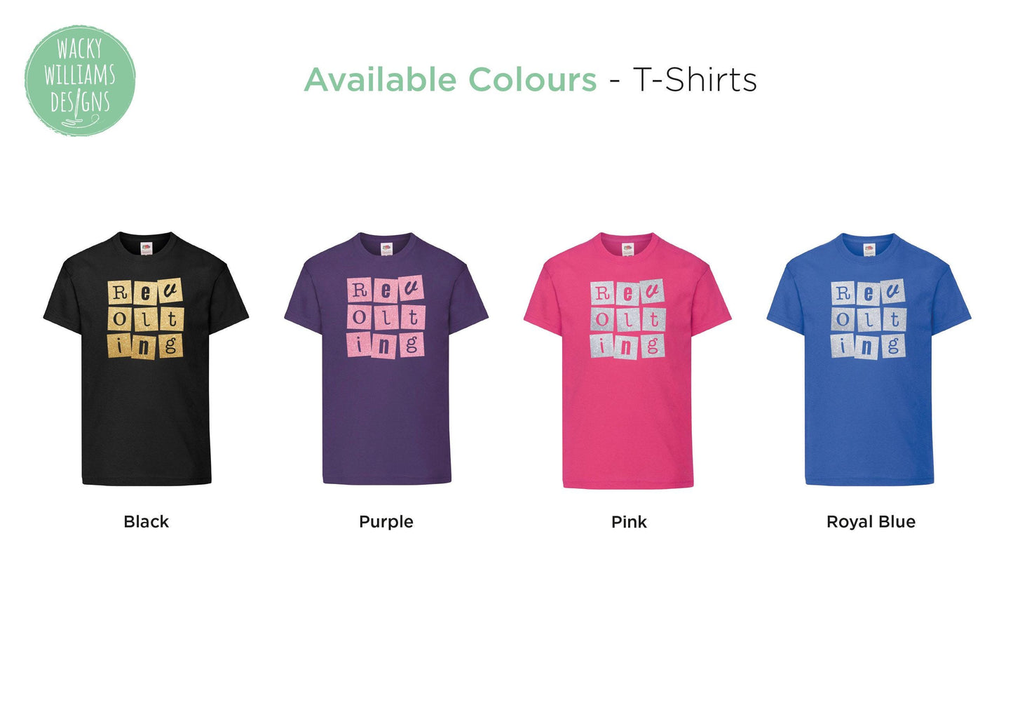 MATILDA t-shirt, Glitter Revolting children