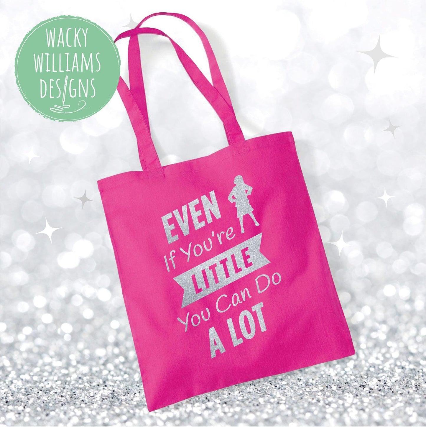 Matilda Slogan Tote Bag: Cotton Reusable Shopping Bag