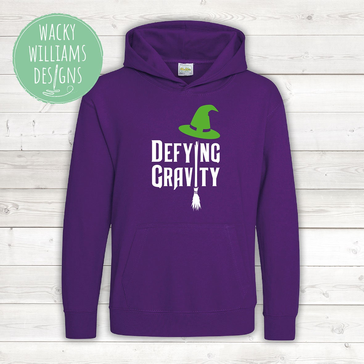 Defying gravity - Wicked Hoodie, Wicked theatre musical hoodie