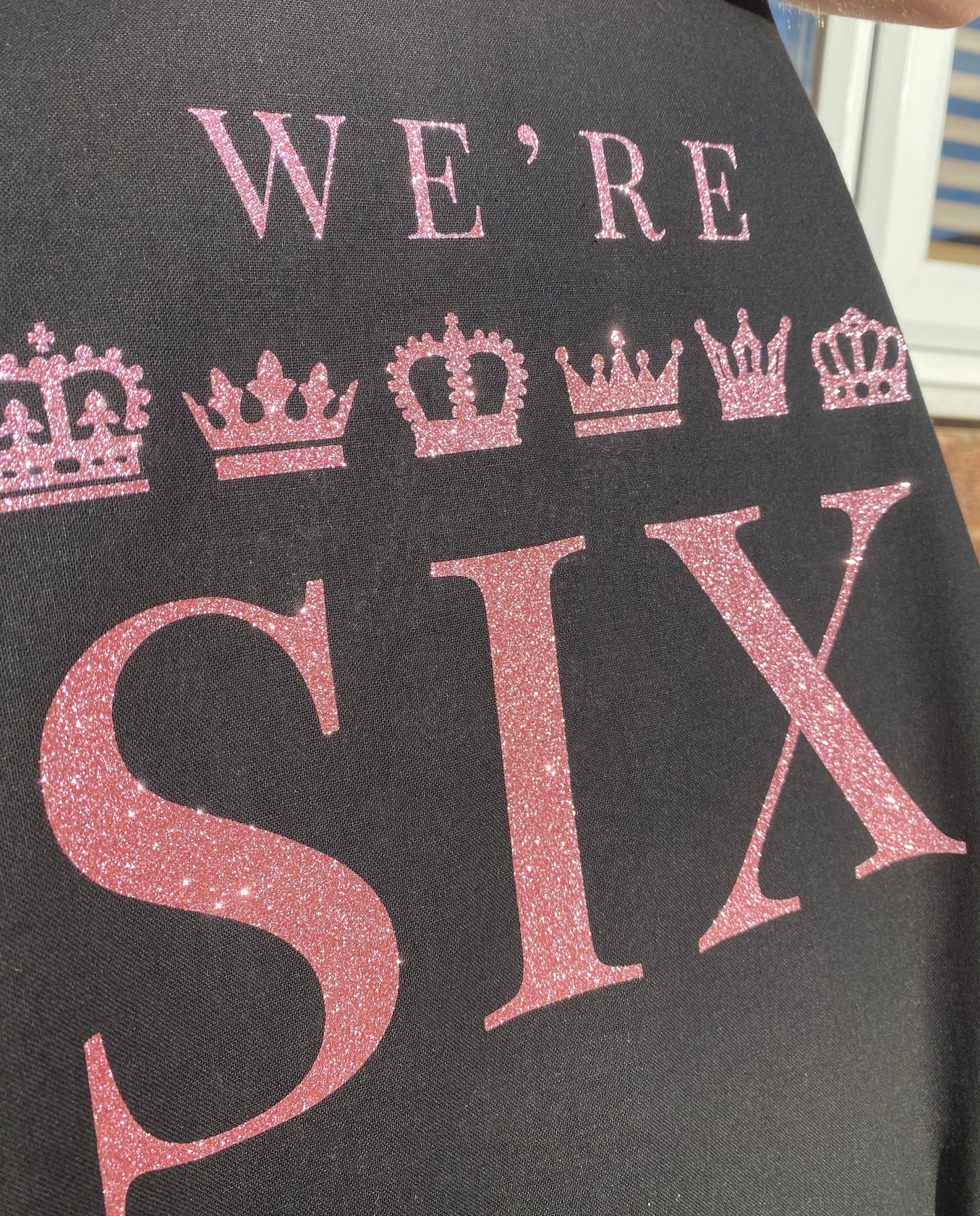 We're SIX, Glitter Six Musical Theatre Tote Bag
