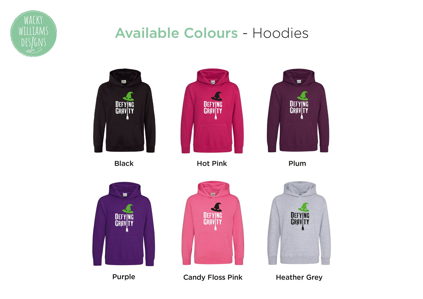Defying gravity - Wicked Hoodie, Wicked theatre musical hoodie
