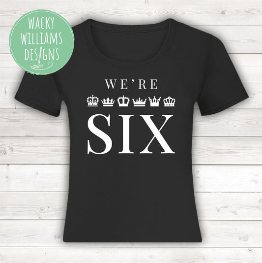 SIX Musical Ladies fitted T-Shirt - We're Six
