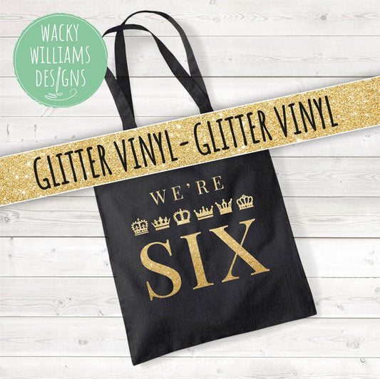We're SIX, Glitter Six Musical Theatre Tote Bag