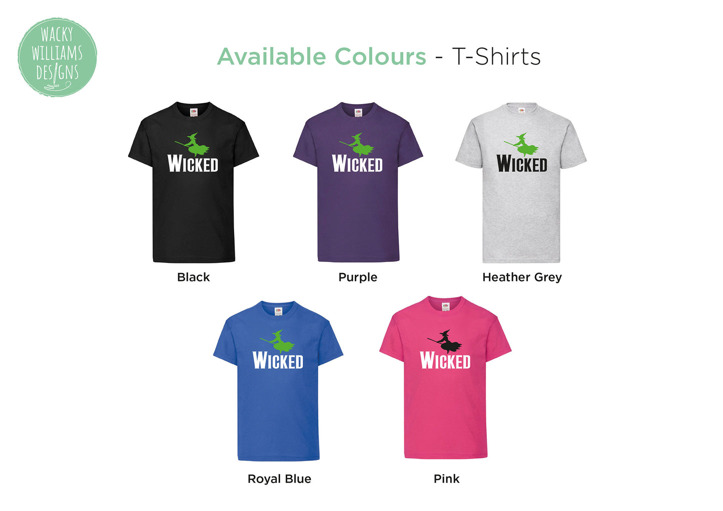 Wicked T-SHIRT, Wicked Witch theatre musical t-shirt