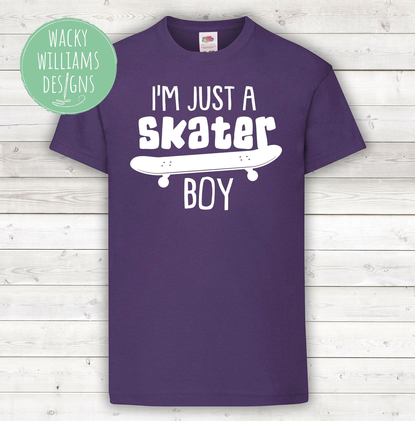Skater Boy T-Shirt: Kids Skateboarder Tee