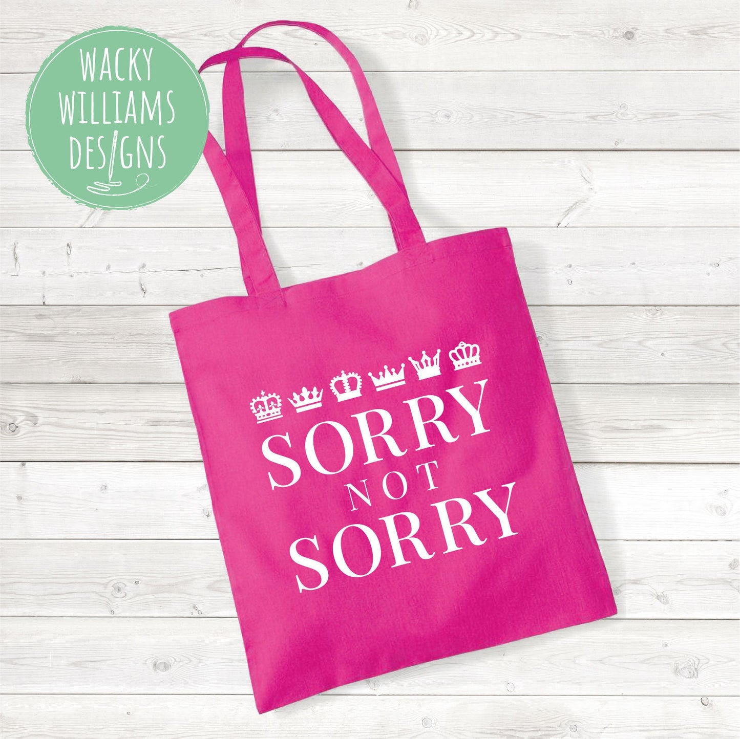 SIX Musical TOTE BAG, Sorry Not Sorry, Musical Theatre Tote Bag