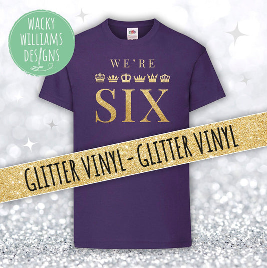 SIX Musical - Glitter T-Shirt - We're SIX