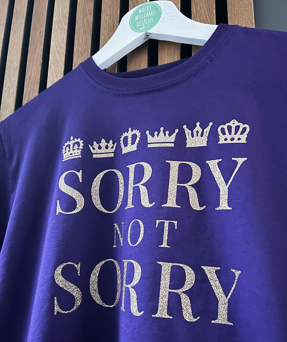 SIX Musical T-Shirt - Glitter Sorry Not Sorry - Musical Theatre