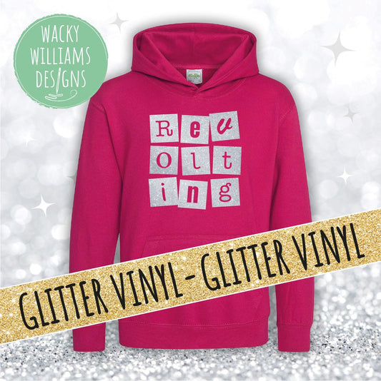 MATILDA HOODIE, Glitter Revolting children